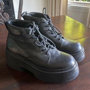 Naked Wolfe booties size 9 black